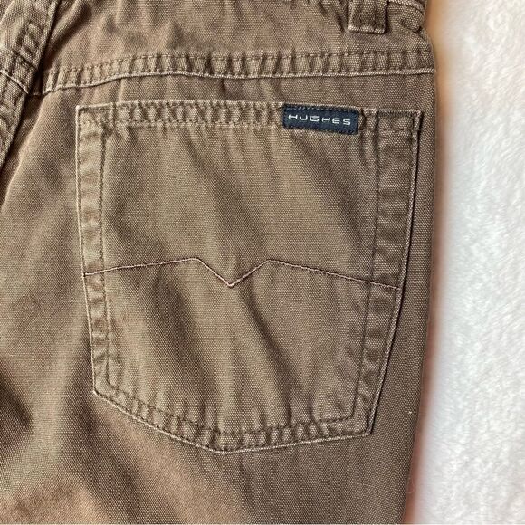 Hughes Men,'s Wear Brown Canvas Pants Size 38 - Picture 10 of 14
